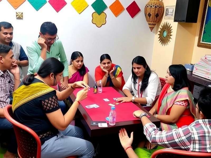 Rummy Culture: Regional Flavors People playing different Rummy variations across India