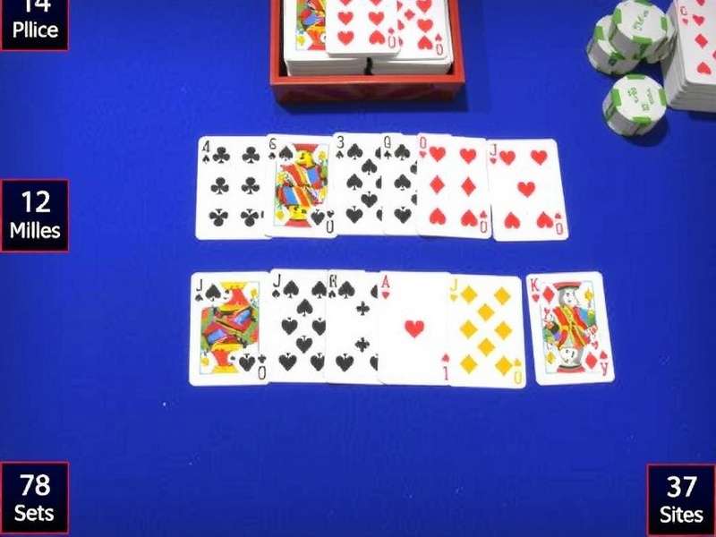 Rummy Culture: Valid Sets and Sequences Rummy cards arranged in sets and sequences